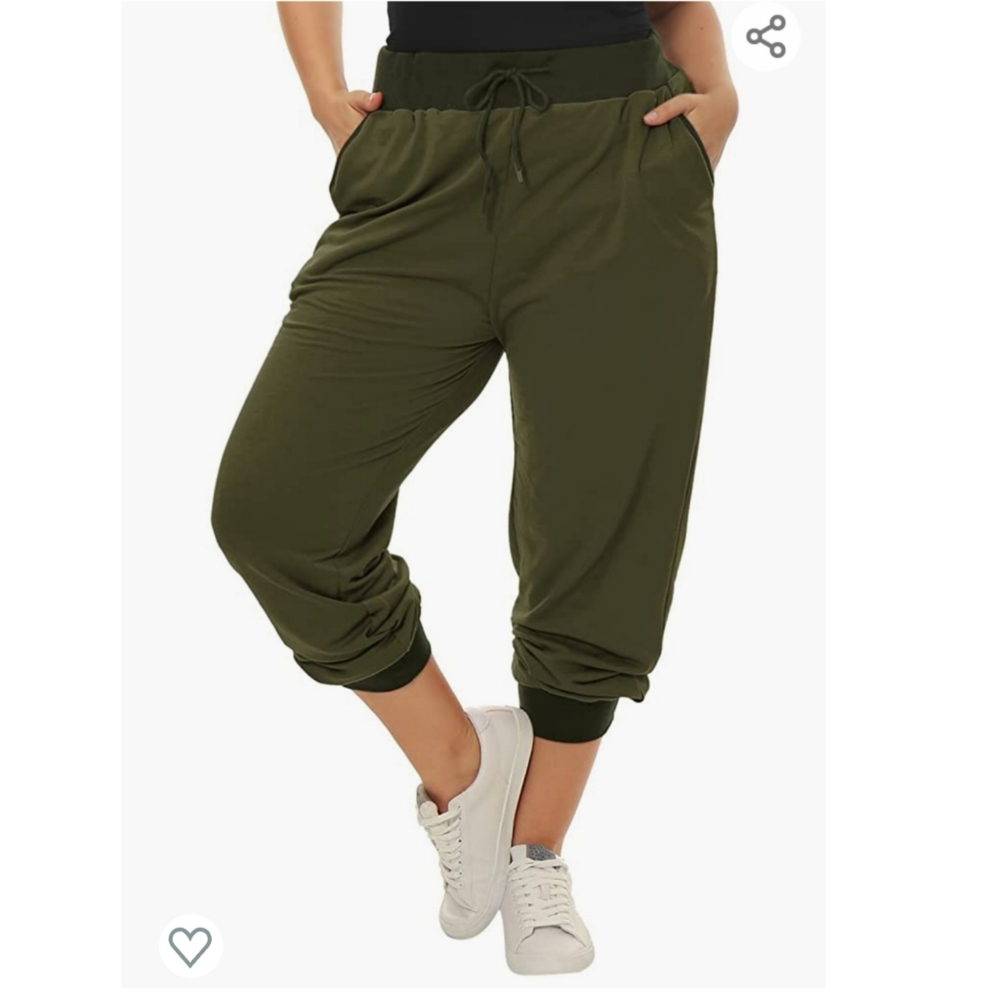 Agnes Orinda | Army Green Joggers | Women's 4X